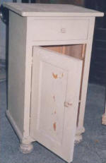 Bedside Cabinet before our Restoration Work